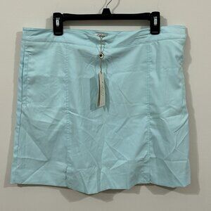 Clover Bobby Jones Women's Skirt Size 12 Blue Green Tennis Golf Pickleball NWT